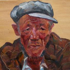 刘商英油画人物作品欣赏