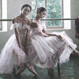 关则驹油画欣赏