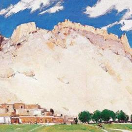 全山石油画欣赏