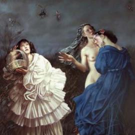 刘溢油画作品欣赏