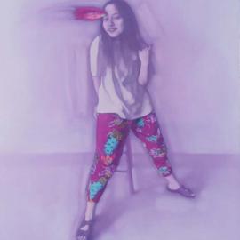 刘虹油画作品欣赏