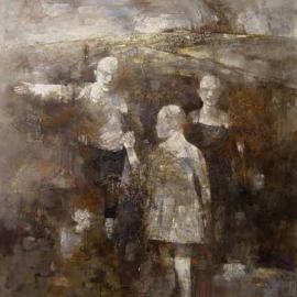 胡是平油画 欣赏