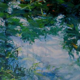 娜仁花近作《春荷影》系列