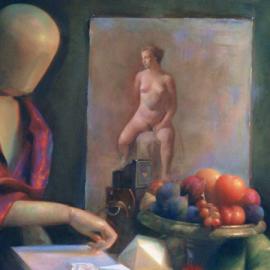 Juliette Aristides 油画作品