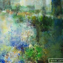 韩国旅法艺术家姜明姬油画作品集欣赏