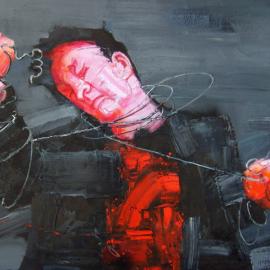 当代艺术家孔令泉油画作品