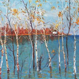 当代艺术家王恤珠油画作品