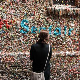 The Seattle Gum Wall 西雅图香口胶墙