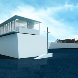 贝努维尔教堂Coastal church of Benouville