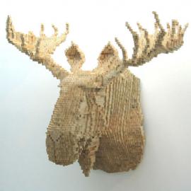 Shawn Smith的像素雕像作品欣赏