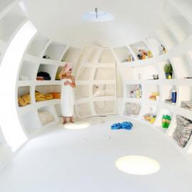 比利时建筑工作室DMVA：Blob VB3移动房间