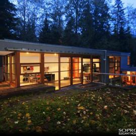 电影《暮光之城2》的山中豪宅