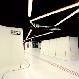 被设计成地铁的地铁站