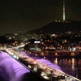 韩国喷泉大桥设计