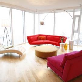 加拿大Kelly Deck设计师形式大胆色彩丰富的画廊式家居设计