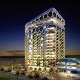 迪拜的18-层 fa&ccedil;ade