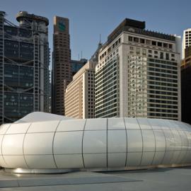 扎哈.哈迪德―香港香奈尔流动艺术展览厅设计