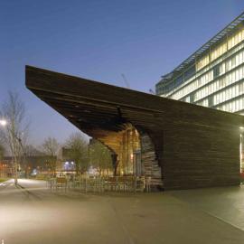 伦敦pottersfield公园咖啡店设计