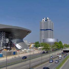 奥地利建筑工作室蓝天组的宝马中心