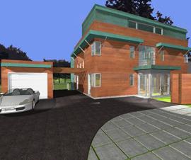 波士顿绿色别墅设计（二）