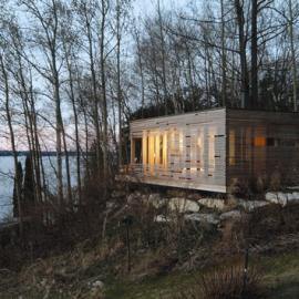 泰勒Smyth建筑师日落客舱设计