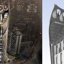 电能自给的Castle House 摩天大楼设计