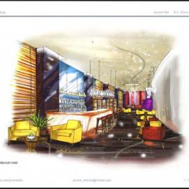 Jerome Han 手绘效果图