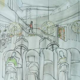 Oonagh Fox图书馆效果图设计