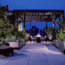 曼哈顿屋顶阳台