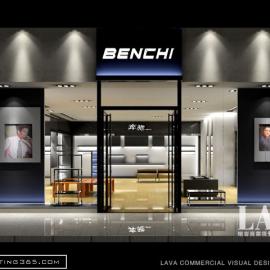 男装专卖店商业空间作品---熔岩商业视觉(一)