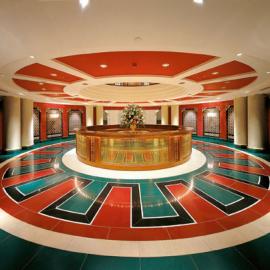 极尽奢华的伯瓷酒店大厅