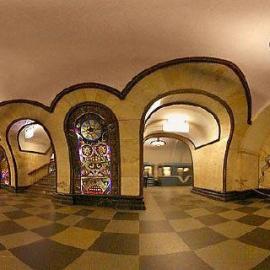 象皇宫一样的俄罗斯豪华地铁站 精彩放送