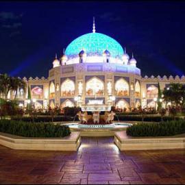 迪士尼乐园梦幻夜景(组图)