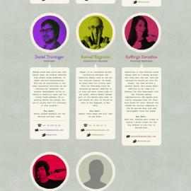 “ABOUT US”页面设计欣赏