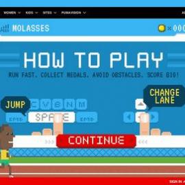 Puma HTML5复古游戏：Run Puma Run