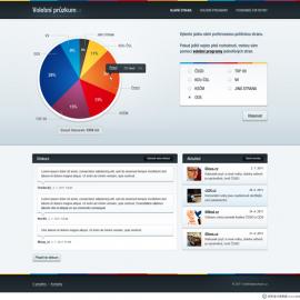 捷克F-l-a-g简洁风格网页作品