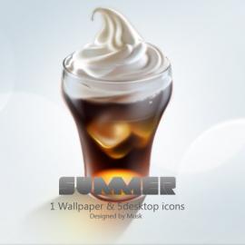 夏日主题图标&桌面