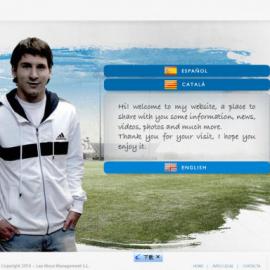 足球先生梅西个人网站欣赏