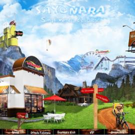 德国SAYONARA汉堡快餐厅网站