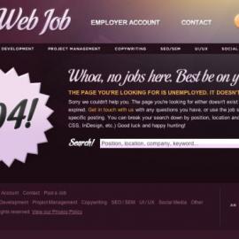 多个不错的404网页设计欣赏（二）