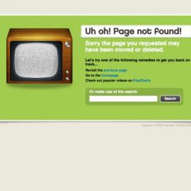 多个不错的404网页设计欣赏（一）