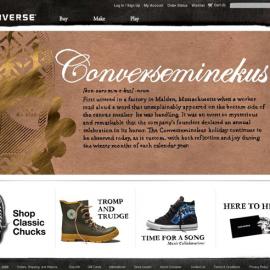 converse网站欣赏