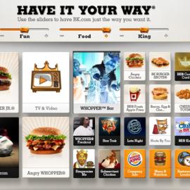 Have it your way:BK 酷站欣赏