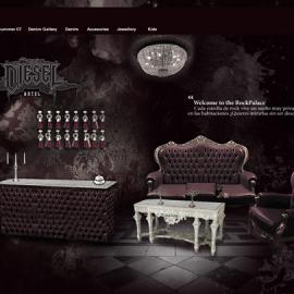 DieselIntimate Collection 网页设计欣赏