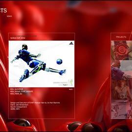 red色系网站设计欣赏