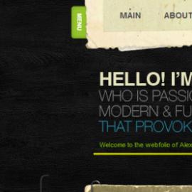 三十五个极富创意的纸质网站设计欣赏