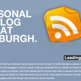 45个更为精彩的博客设计 之一