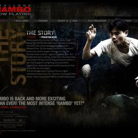 新片《第一滴血4》的电影官方网站