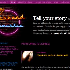 buckhead Memories 网页设计