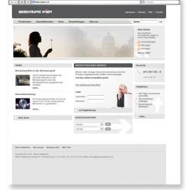 Wiener Stadtwerke网页设计